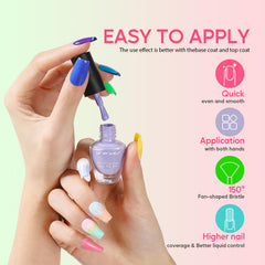 Morovan fast-drying formula helps quick, chip-resistant manicure