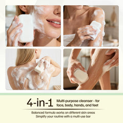 Morovan Goat Milk Soap bar suits eczema-prone and sensitive skin with gentle care