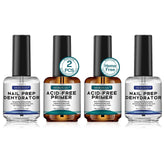 Morovan Nail Prep Dehydrator bottle removes oils for stronger adhesion.