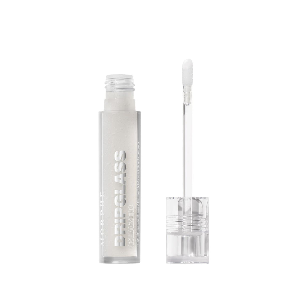 MORPHE Dripglass bottle closeup with glassy shine and premium feel