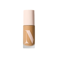 MORPHE Lightform Dewy Foundation bottle pump showing easy hydration on the go