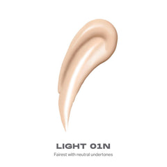 Applying Lightform with swirl on cheek to demonstrate buildable coverage