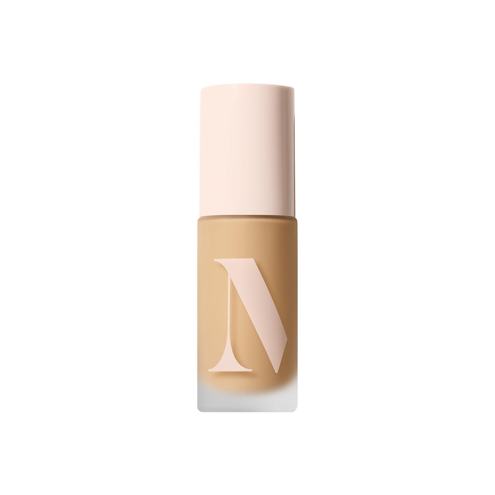 MORPHE Lightform Dewy Foundation bottle close-up showing hydrating finish
