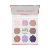 MORPHE Pulp Fantasy Artistry Palette foil-finish swatches for dramatic lids.