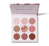 MORPHE Rich and Foiled Artistry Palette Rose to Fame closed lid for versatile mauve looks.