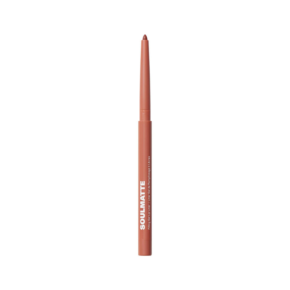 Morphe Soulmatte gel lip liner offers a precise glide for long-lasting lip shape.