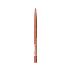 Morphe Soulmatte gel lip liner offers a precise glide for long-lasting lip shape.