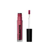 MORPHE Soulmatte velvet lip mousse application showing feather-light color and hydration