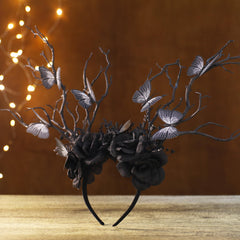 MOSTORY Cosplay Headband at festivals enhances dramatic styling