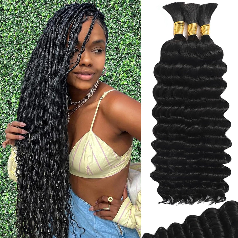 MOTFIN human braiding hair 110g pack for durable, tangle-free boho braids.