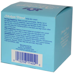 Mothers Cherioll Mothers Friend cream texture swirl highlights rich, non-greasy moisture for sensitive skin.