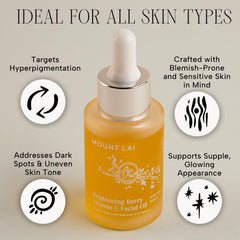 Mount Lai goji berry facial oil bottle close-up showing rosehip blend.