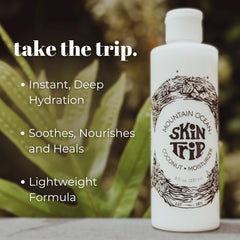 Mountain Ocean composition coco-aloe-lanolin — soin hydratant en profondeur.