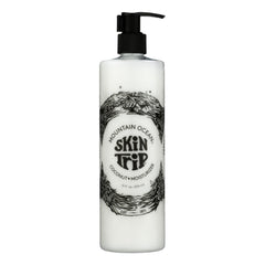 Mountain Ocean Skin Trip Coconut Body Lotion pump bottle for fast hydration.