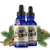Mountaineer Brand Natural Beard Oil timber bottle to hydrate and soften beards