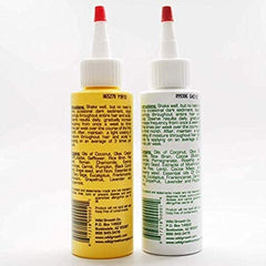 Mountaineer Brand Wild Growth Set hair oil application highlights silky strands