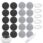 MoveLove Pedi Vac grind head pads for effective foot exfoliation
