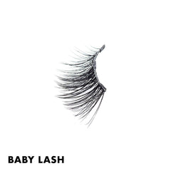MoxieLash Magnetic Eyeliner swatch along lash line enabling easy lash attachment