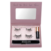 MoxieLash Sassy Lash on eye showing balanced volume and comfortable wear
