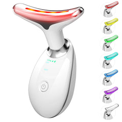 MOYAC seven-in-one massager with dolphin design for on-the-go skincare.