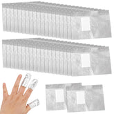 Mozeat Lens nail foil wrap close-up for quick gel polish removal at home