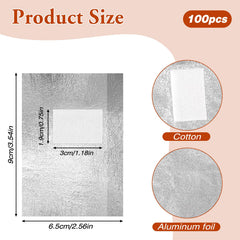 Mozeat Lens foil wraps packaging for salon or DIY use