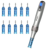 MPK Dr Pen M8S needle-tip close-up for gentle at-home skincare.