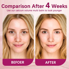 MQN Calcium Stick applied to the neck for lightweight moisture.