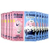 Mr. Bubble retro powder bubble bath pack with classic scent creates bubbly tub fun.