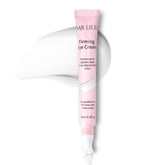 Mrlilei Beauty firming eye cream jar close-up, fragrance-free formula for sensitive skin