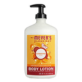 Mrs. Meyer's Clean Day Body Lotion bottle with Clementine scent for daily hydration.