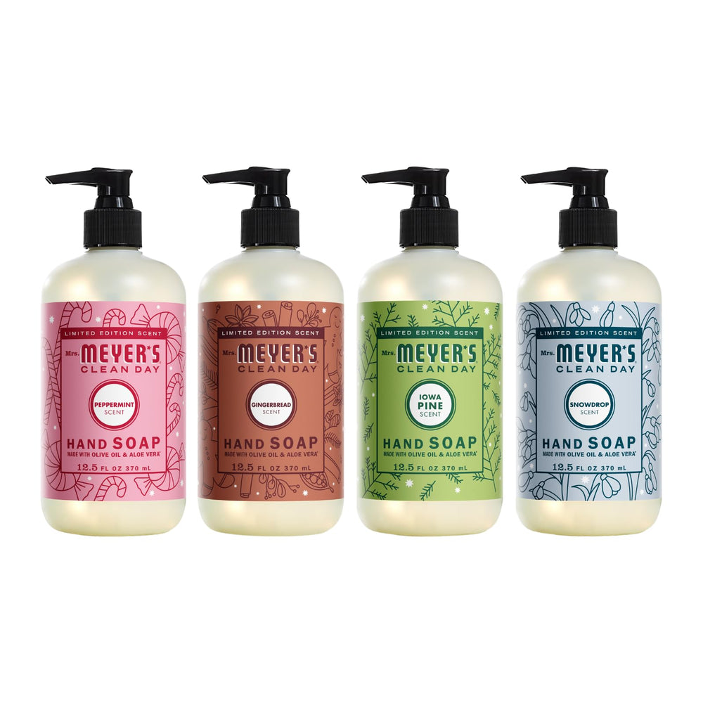 Mrs. MEYER'S Clean Day Acorn Spice bottle with autumn scent and gentle cleansing.