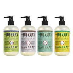 Mrs. Meyer's Clean Day Lemon Verbena hand soap bottle with bright citrus scent for daily hand cleansing