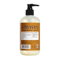 Mrs. Meyer's Clean Day Fall Leaves label evokes autumn ambience while hydrating hands.