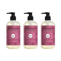 Mrs. Meyer's Clean Day Mum hand soap bottle with warm floral scent for daily cleansing.