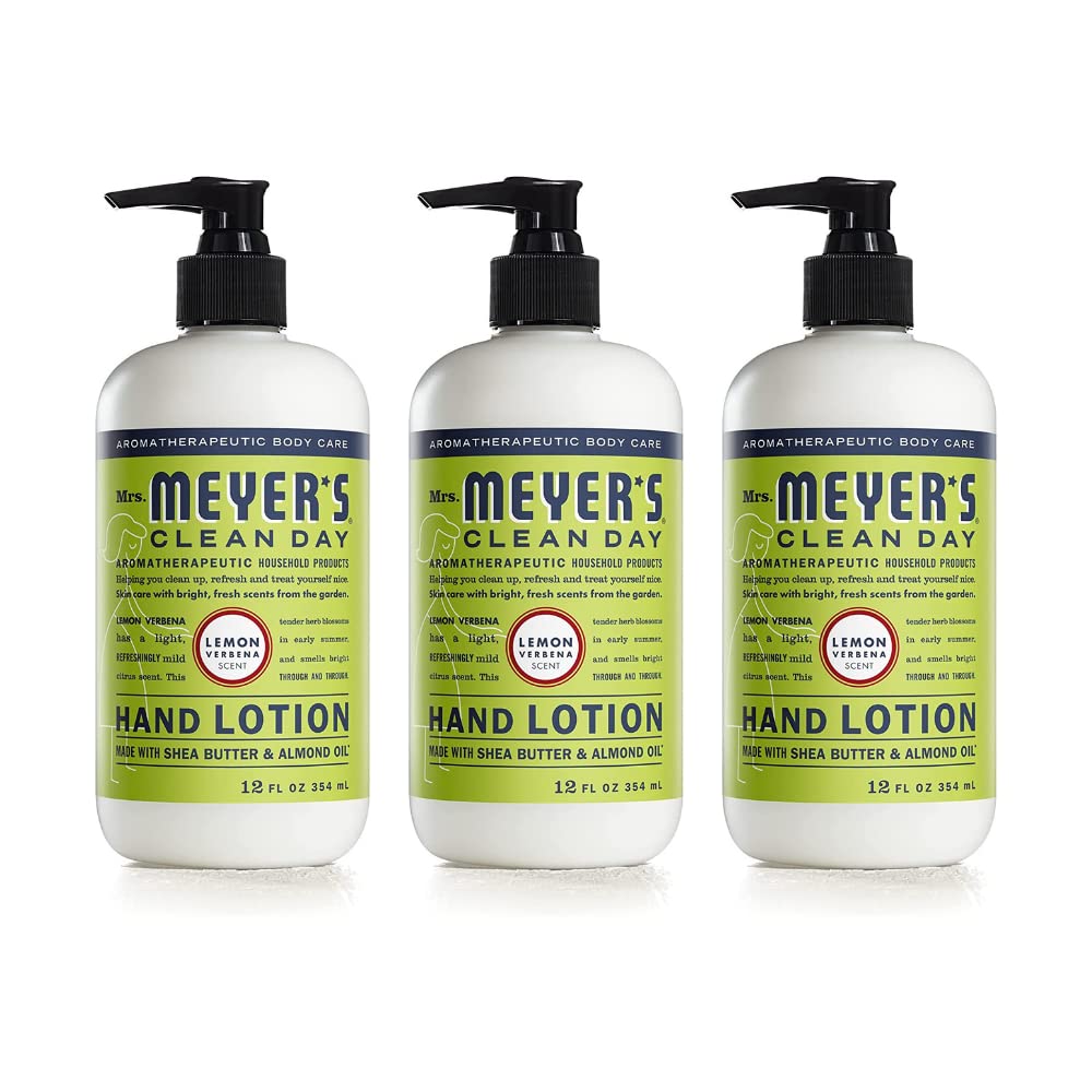 Lotion mains Mrs. Meyer's Verveine Citronnée, absorption rapide et hydratation légère