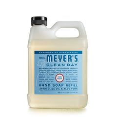 Mrs. Meyer's Clean Day Rainwater refill bottle for easy, long-lasting hand washing.
