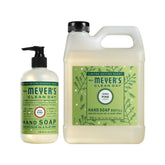 Mrs. MEYER'S Snowdrop refill bottle, long-lasting scent and eco-friendly design.