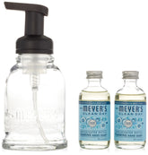 Mrs Meyer's Foaming Hand Soap Starter Kit packaging, ideal for trying at home