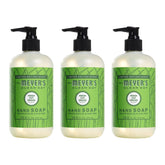 Mrs. Meyer’s Fresh Cut Grass bottle pour for quick, convenient hand washing after chores