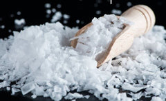 MS Finechem Pure Magnesium Flakes dispense jar for easy bath dosing.