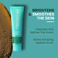 Mudmasky Moroccan lava clay hydrates and balances moisture in skin
