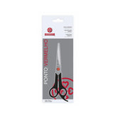Mundial Red Dot barber shears 7.5-inch length for precise detail cuts.