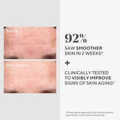 Murad Retinol Youth Renewal Serum label featuring Swertia extract signals antioxidant care.