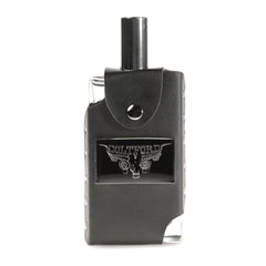 Official Murcielago packaging in a black leather box communicates premium presentation.
