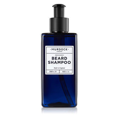 Murdock London beard shampoo bottle showing natural oils for hydration.