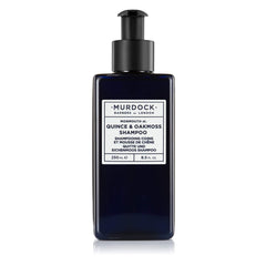 Murdock London Quince & Oakmoss shampoo bottle for daily cleansing.