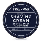 Murdock London shaving cream bottle for a smooth, luxurious shave.