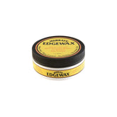 Murray's Edgewax jar close-up showing premium beeswax for edge control.