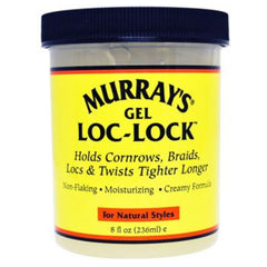 Murray's Gel Loc-Lock 8oz bottle locks styles in place for long-lasting hold.